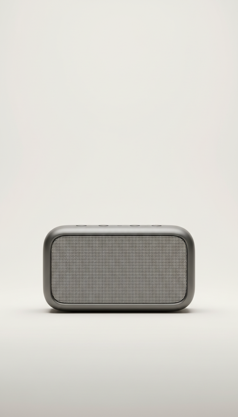 Portable Bluetooth speaker in graphite