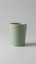 Ceramic tumbler with sage tint
